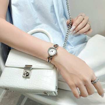 Laveah Petite Bracelet Watch - Iridescent White