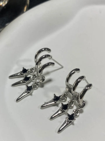Rhylee Cascading Tassel Earrings - Three-Tier Earrings