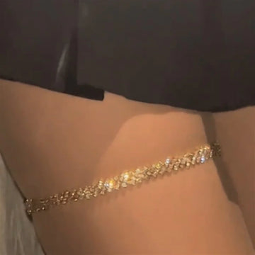 Aariyah Sparkling Thigh Chain