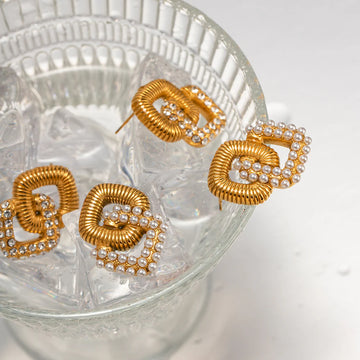 Alessia Crystal Layered Hoop Earrings