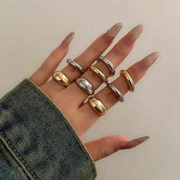 Amena 8-Piece Stacking Ring Set