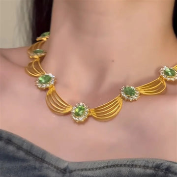 Aniyla Crystal Ornate Choker