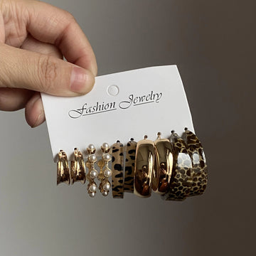 Anyah Double Crescent Studs