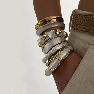 Aubrey Textured Cuff Bracelets