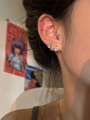 Blimy Sparkling Zircon Ear Cuffs