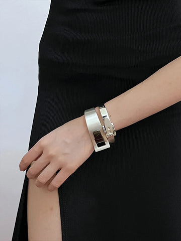 Blossom Two-Tone Matte Bracelet