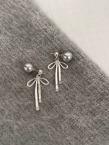 Brezlyn Convertible Pearl Earrings