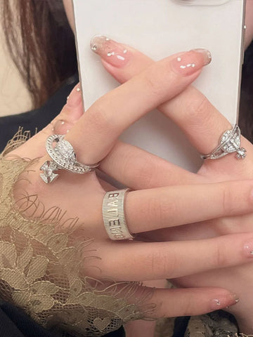 Brook Sparkle Saturn Ring
