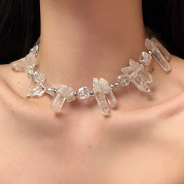 Calliope Icicle Crystal Necklace