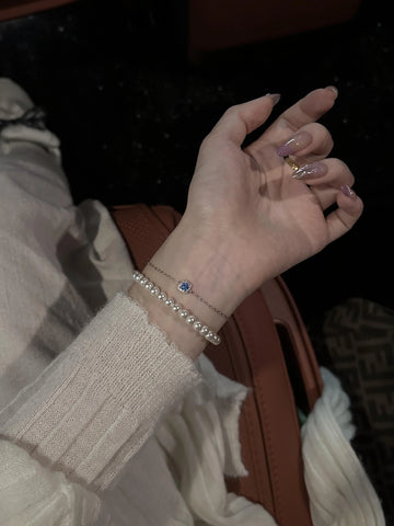 Carina Blue Glacier Stone Bracelet