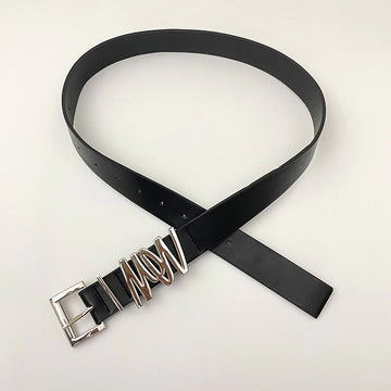 Ellanora Geometric Buckle Belt