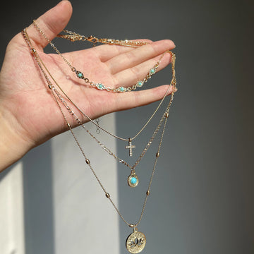 Empress Star Beach Layered Necklace