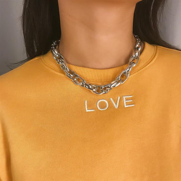 Hensley Chunky Twisted Chain Necklace