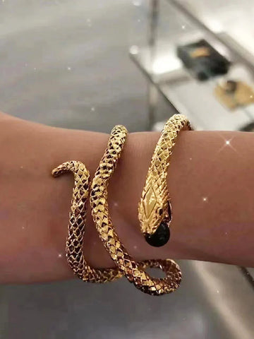 Jacelyn Serpentine Statement Bracelet
