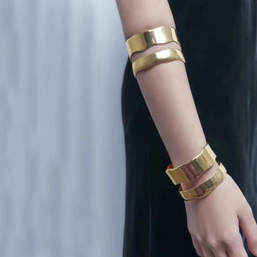 Janay Layered Wave Bracelets