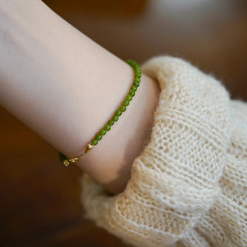 Kelley Chalcedony Beaded Bracelet