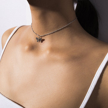 Klaudia Butterfly Pendant Necklace
