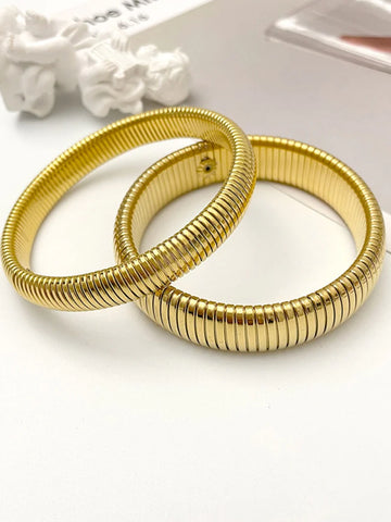 Klaudia Woven Statement Bangle