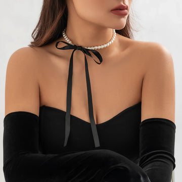 Krisha Pearl Ribbon Set