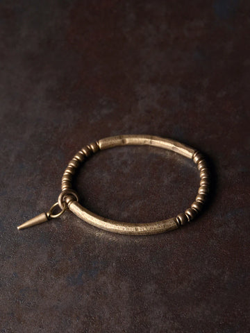 Kyree Antiqued Brass Cuff