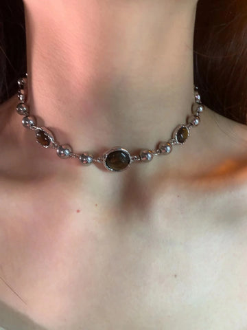 Lyndee Luminous Cat Eye Necklace