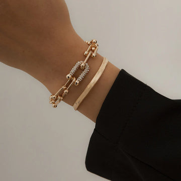 Mckenzie Flat Chain Bracelet Set