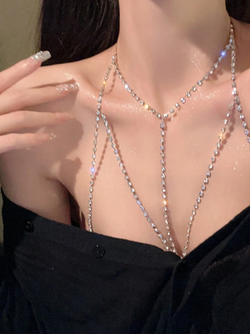Mirabel Rhinestone Body Chain