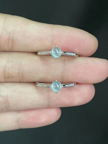 Niah Ice Jade Cabochon Ring
