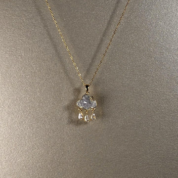 Reena Cloud Star Necklace
