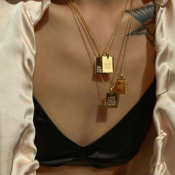 Ricki Layered Message Necklace