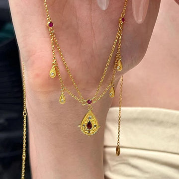 Rosaleen Star Tassel Necklace