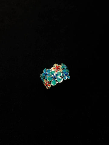 Sabiha Enamel Bloom Ring