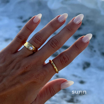 Sonny Gold Lava Pearl Ring