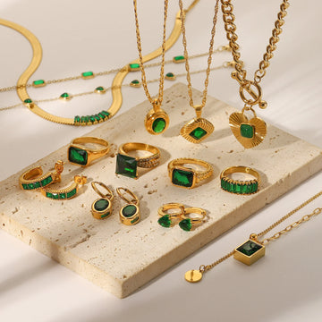 Teighan Emerald Zirconia Set