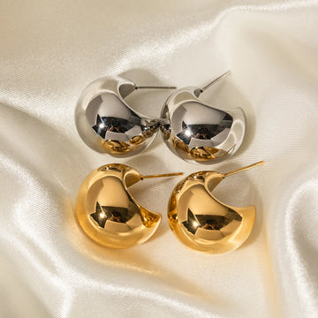 Tylar Modern C-Hoop Earrings