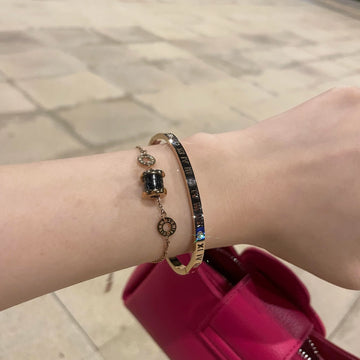 Wrenley Rose Gold Roman Bracelet