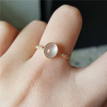 Xaria Icy Chalcedony Ring