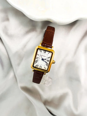 Zoha Roman Numeral Square Watch
