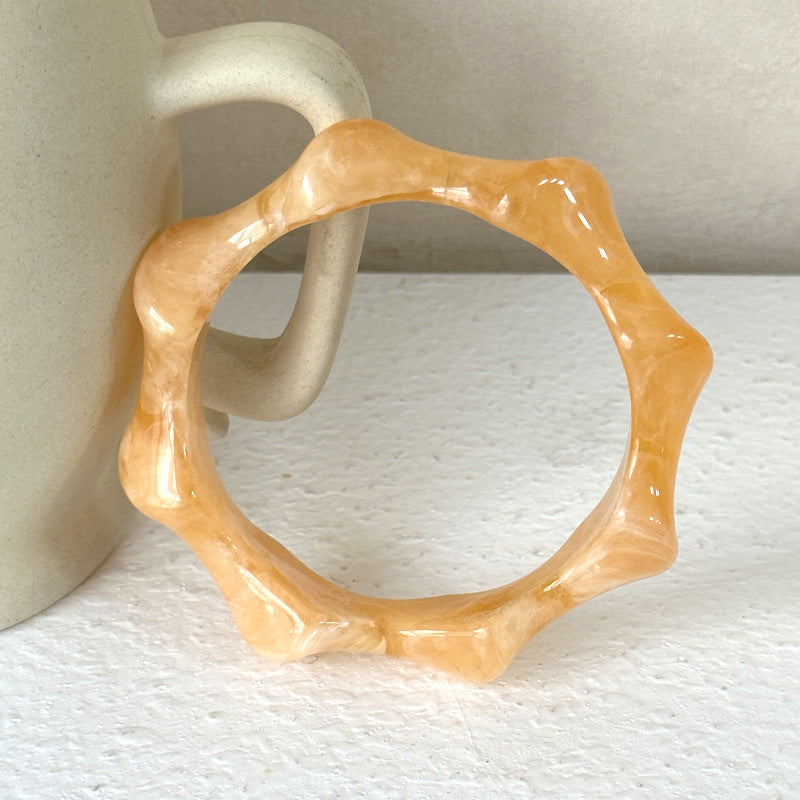 Mazikeen Colorful Resin Bangle - Sunset Dream [SNX29CCT]