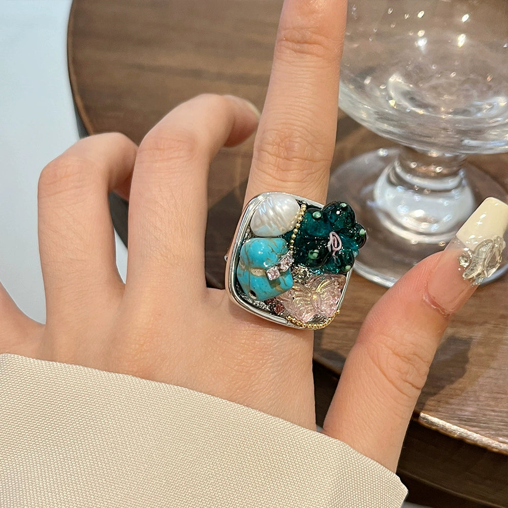 Alany Retro Butterfly Ring - Style D [SNXEXXY9]
