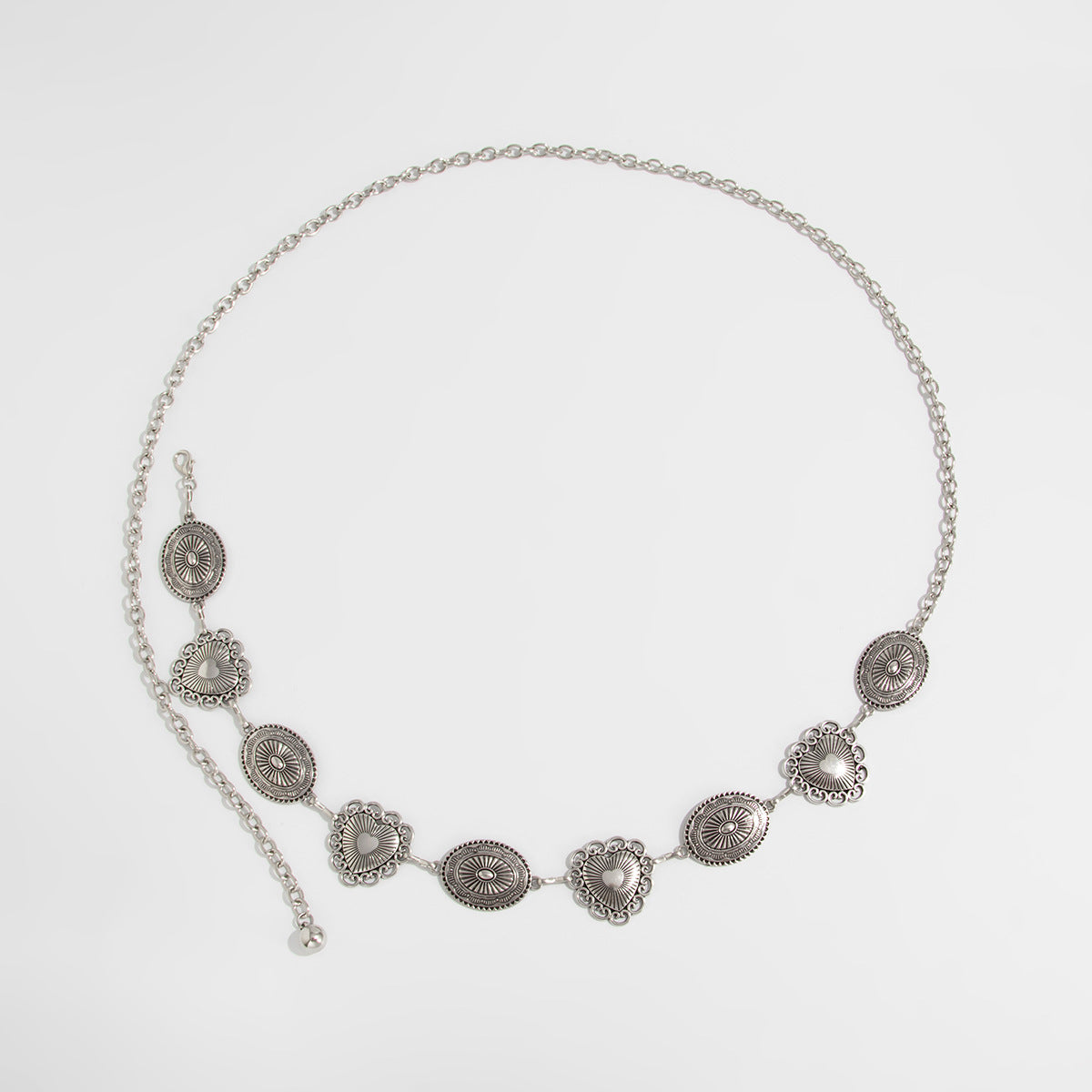 Rielle Embellished Layered Chain Belt - Style 2 [7LIGZ9TK]