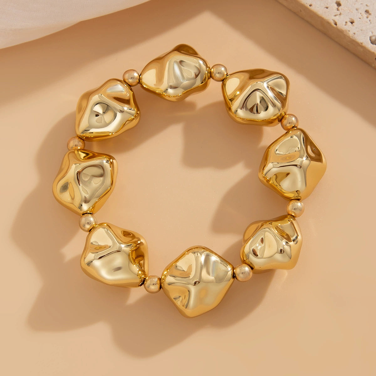 Kambrie Fluid Pearl Accents - Delicate Chain Bracelet Gold [1JSPUBSF]