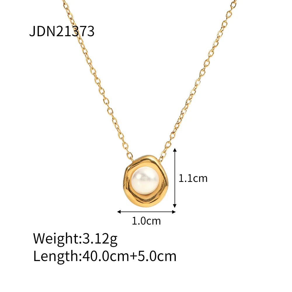 Avelina Layered Pearl Necklace - JDN21373