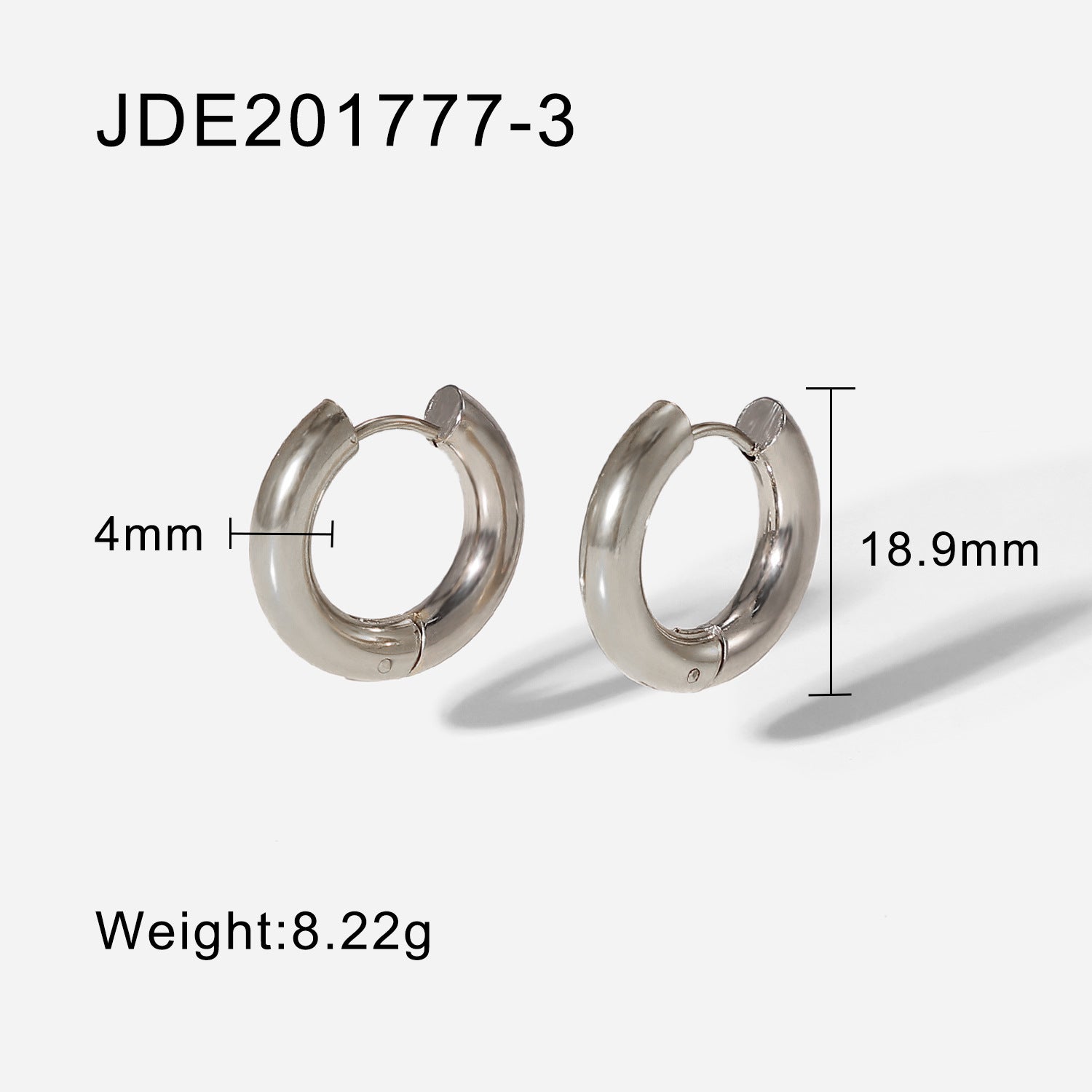 Khalia 18k Gold Plated Geometric Earrings - JDE201777-3 [6ELSWROJ]