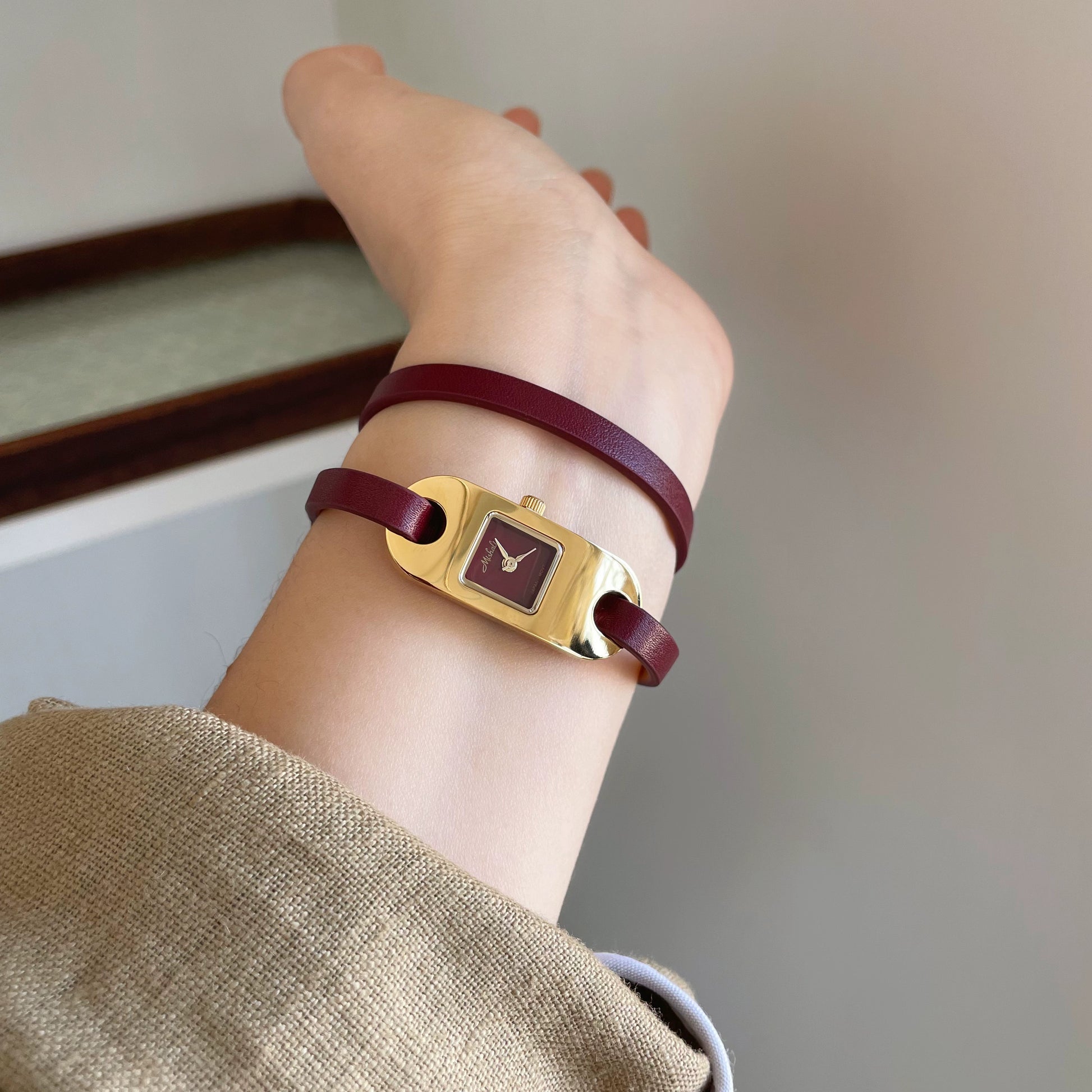 Siyona Ruby Red Wrap Watch - Ruby Red [7YNC9ZLR]