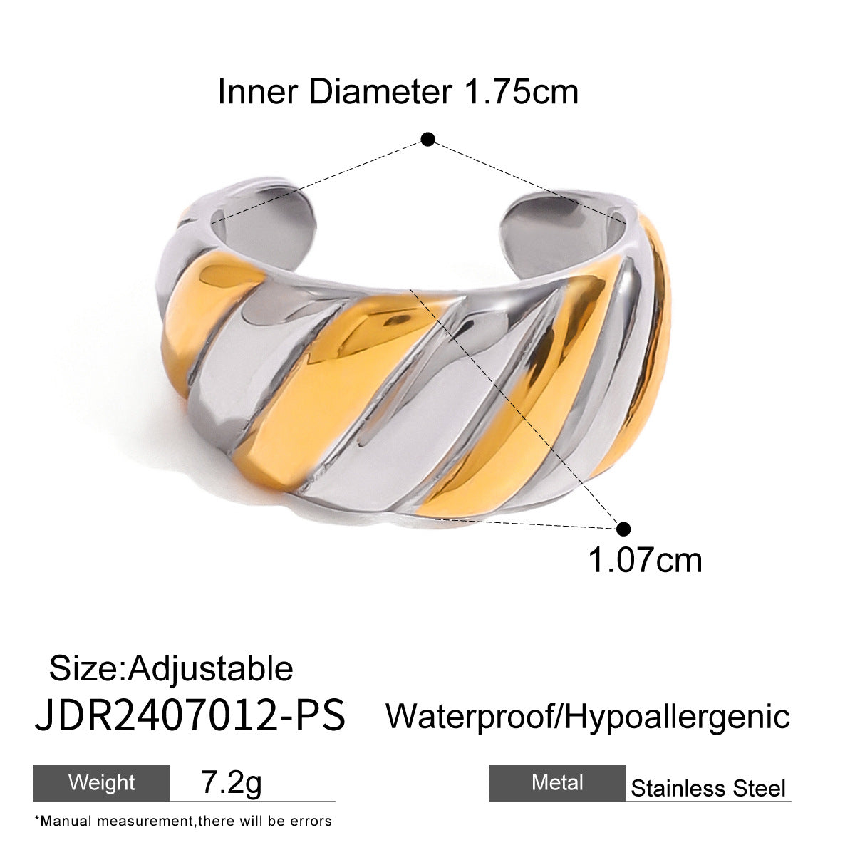 Wisdom Modern Geometric Ring - JDR2407012-PS [FT1PVDRS]