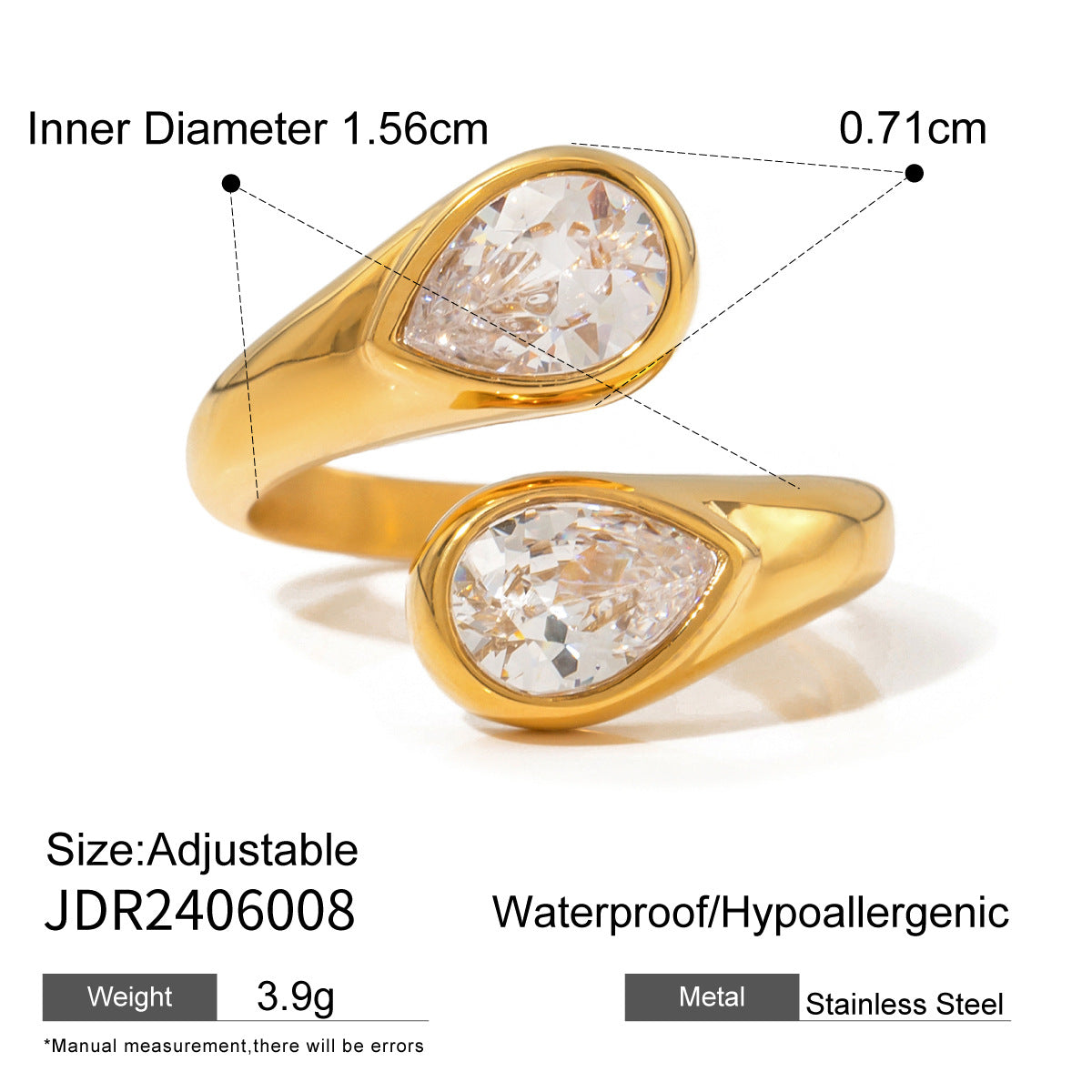 Annika Geometric Zircon Ring - JDR2406008 [P6ZXF5FP]