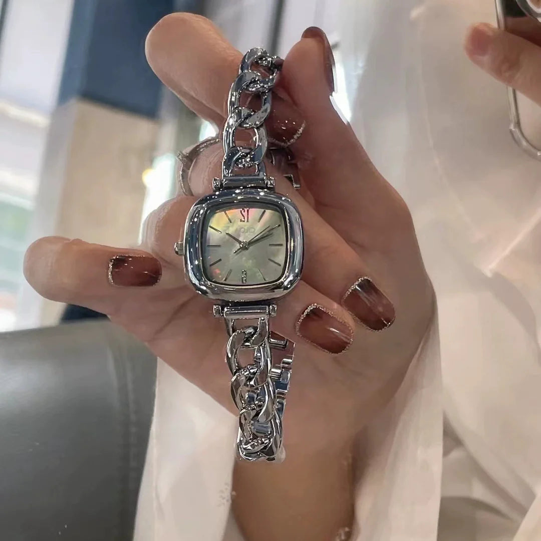 Westlynn Elegant Barrel Watch - Silver
