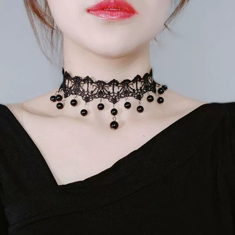 Amran Crystal Lace Choker - Style 39 [O3ACJ4ZO]