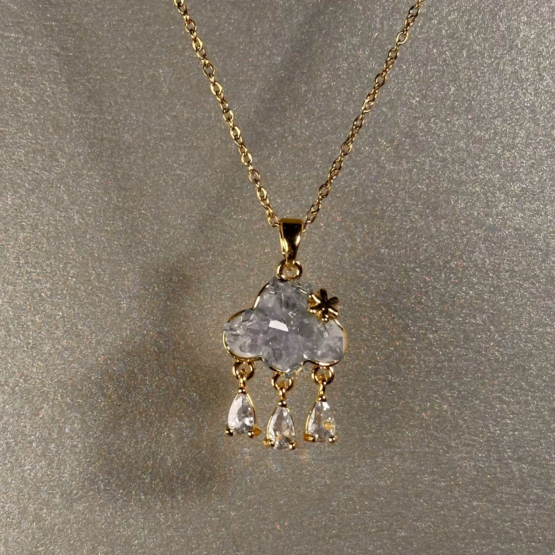 River Celestial Cloud Necklace - Cloud Gold Necklace